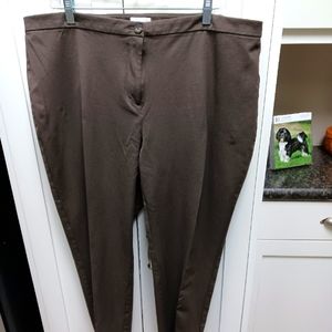 J jill premium bistretch pants soft brown color size 20x